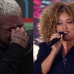 Nick Cruz se emociona com performance de Leidy Murilho no "Estrela da Casa" - Reprodução/TV Globo