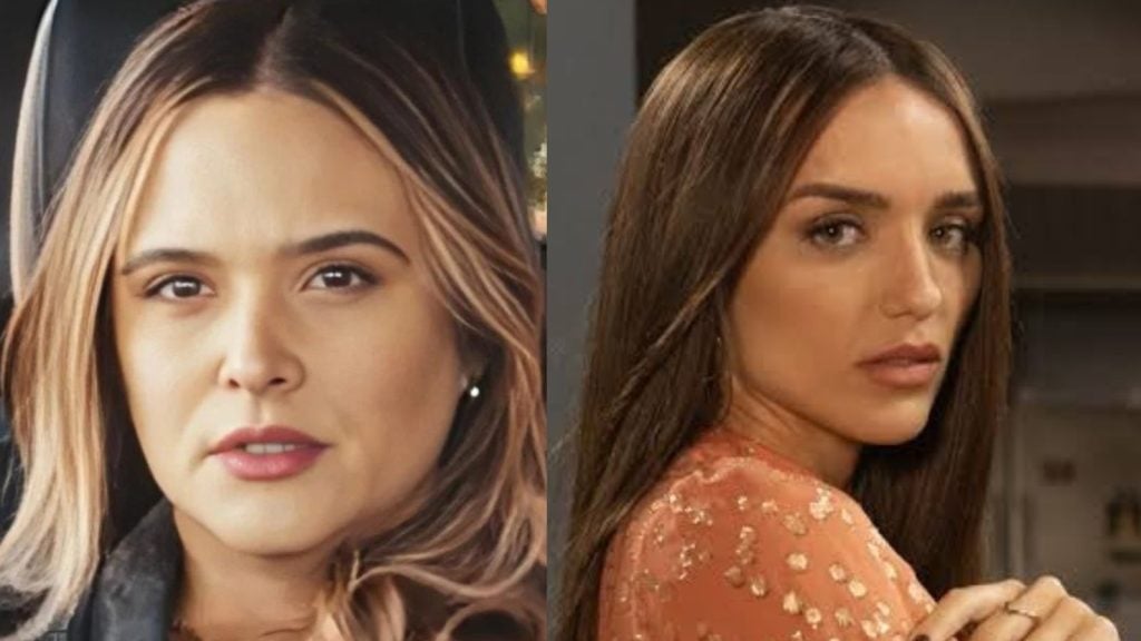 Electra (Juliana Paiva) espancará Jéssica (Rafa Kalimann) em "Família É Tudo" - Reprodução/Globo