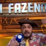 Matheus Ceará no "Domingo Record" falando sobre "A Fazenda" - Reprodução/Instagram