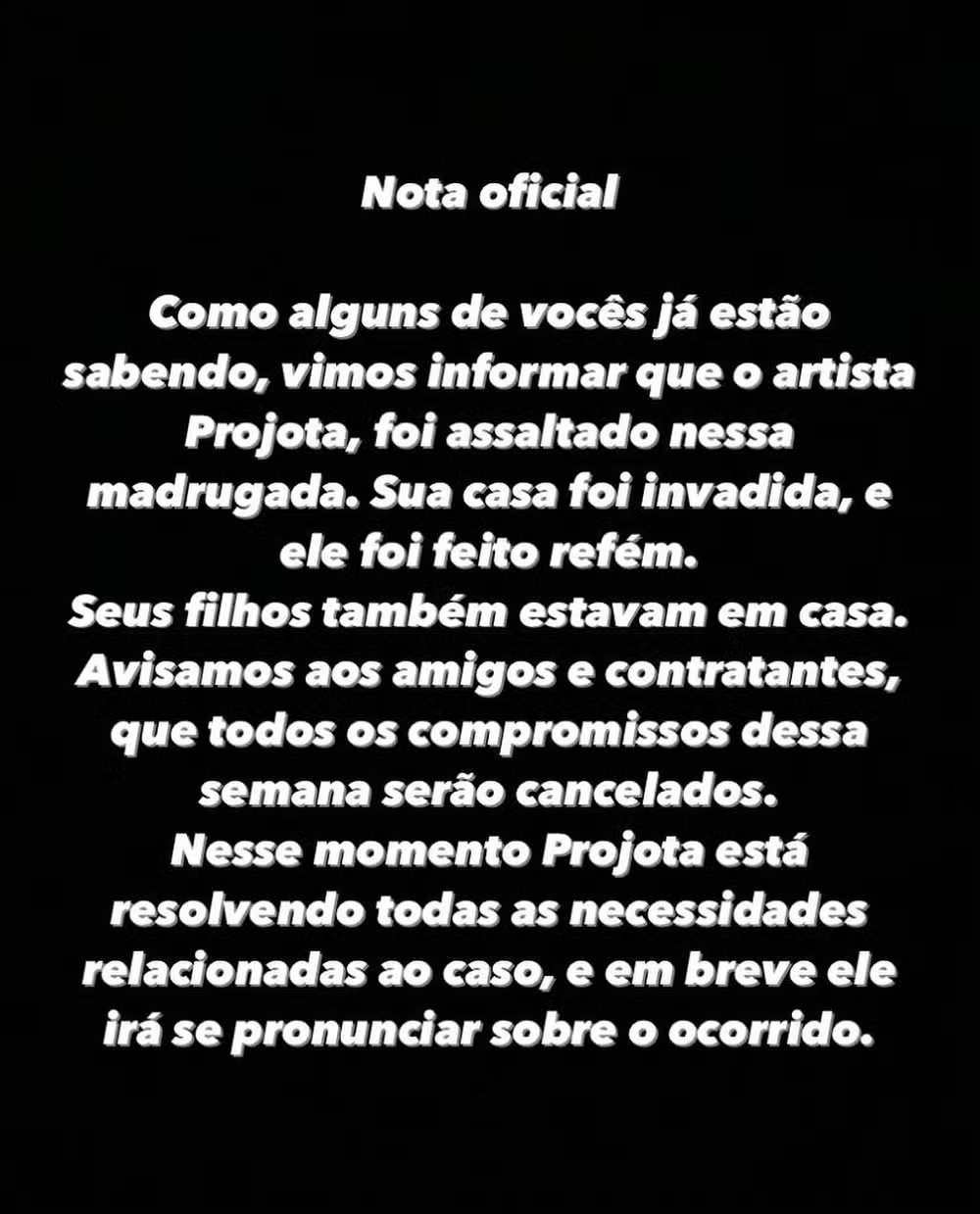 Nota Projota (Reprodução/Instagram)