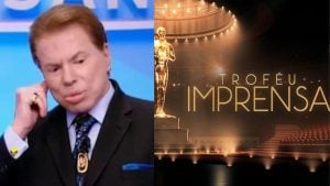 Silvio Santos e Troféu Imprensa - Reprodução/Divulgação/SBT