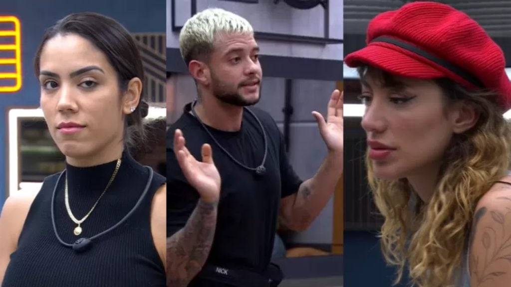 Nick e participantes do 'Estrela da Casa' - Reprodução/Globo