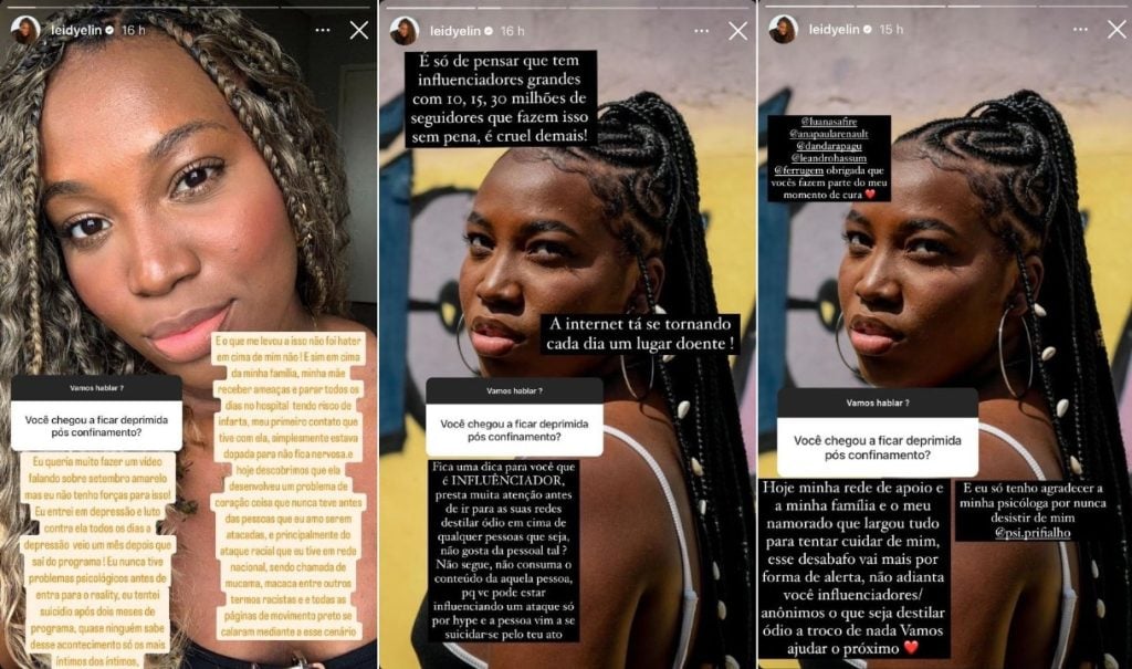 Story de Leidy Elin, do 'BBB 24' - Reprodução/Instagram