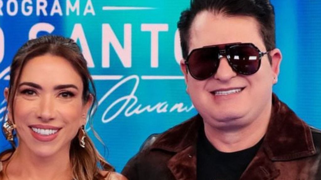 Patricia Abravanel e Marrone no "Programa Silvio Santos" - Reprodução/Instagram