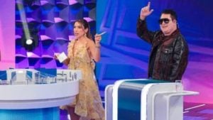 Marrone e Patricia Abravanel no "Programa Silvio Santos" - Divulgação/SBT