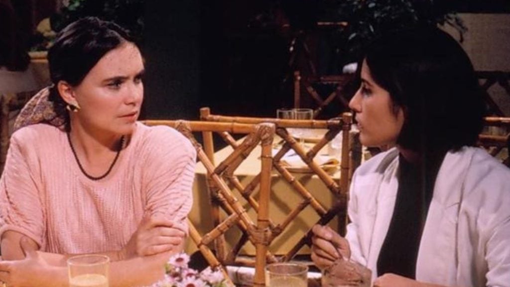 Raquel (Regina Duarte) e Maria de Fátima (Gloria Pires) em "Vale Tudo" - Reprodução/Globo