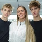 Fernanda Lima com os filhos, Francisco e João Hilbert - Foto: Brazil News