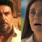 Molina (Rodrigo Lombardi) e Mércia (Adriana Esteves) em 'Mania de Você' - Reprodução/ Globo