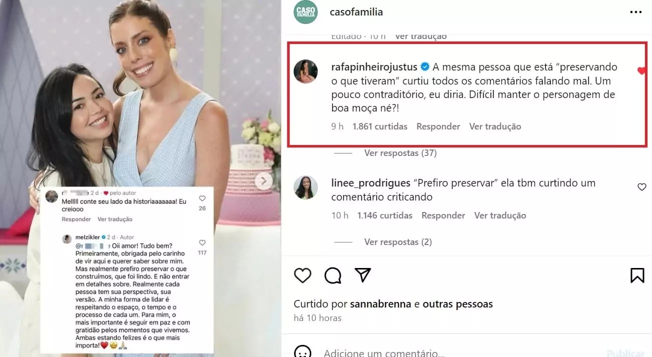 Rafa Justus defende Fabiana Justus (Reprodução/Instagram)