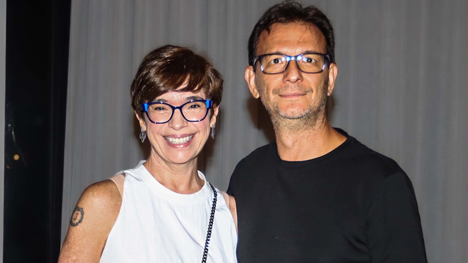 Renata Lo Prete e marido (Victor Chapetta/AgNews)