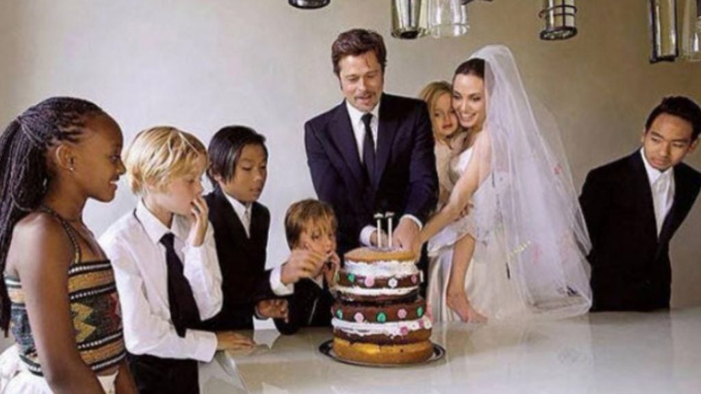 Brad Pitt, Angelina Jolie e os filhos (Divulgação)