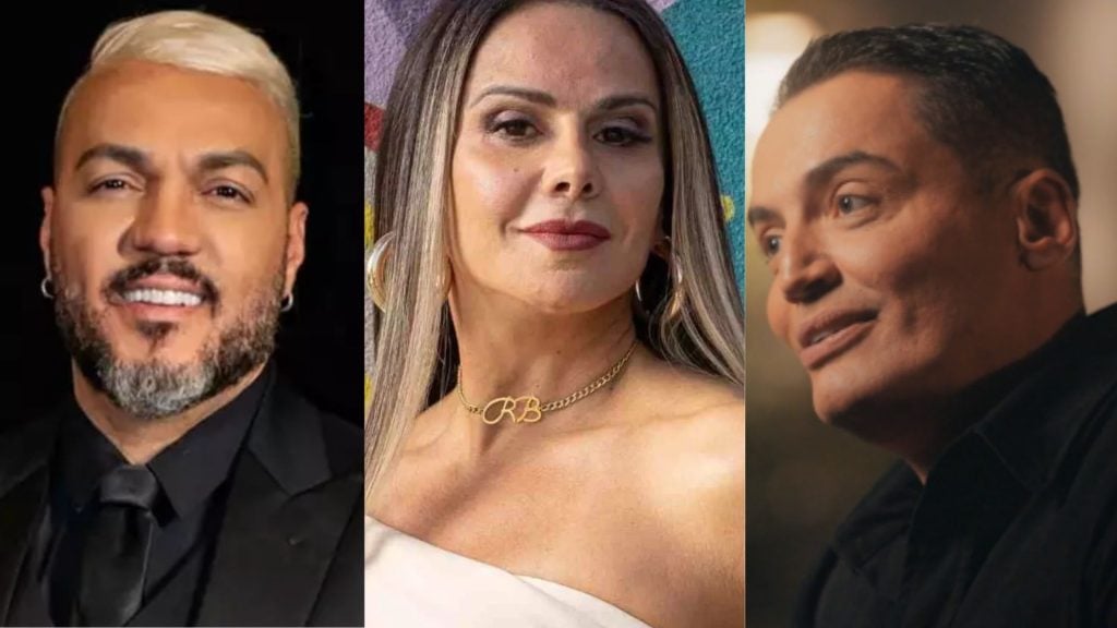 Belo, Viviane Araujo e Leo Dias - Reprodução/Globo