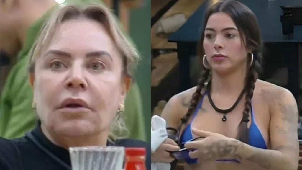 Flor Fernandez e Luana Targino em "A Fazenda 16" - Reprodução/PlayPlus