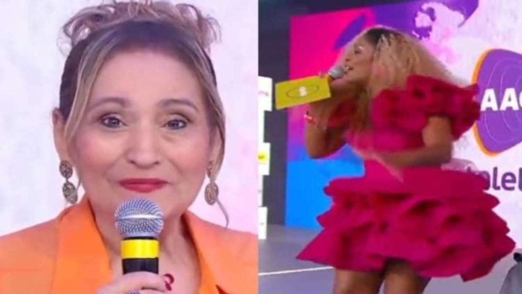 Sônia Abrão e Cariúcha no Teleton - Reprodução/X