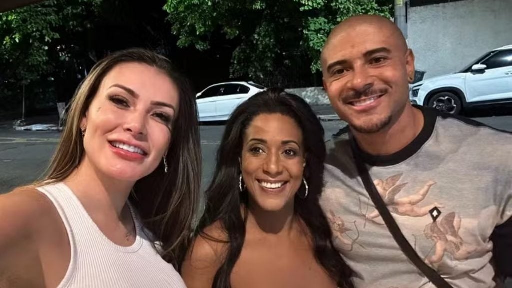 Andressa Urach, Beatriz e Lucas Ferraz (Reprodução/Instagram)