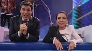 Celso Portiolli e Patrícia Abravanel no Teleton