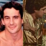 Adriane Galisteu, Ayrton Senna, Gabriel Leone e Julia Foti - Reprodução/redes sociais/Netflix