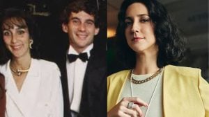 Viviane Senna, Ayrton Senna e Camila Márdila - Divulgação/Netflix