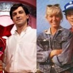 Xuxa e Ayrton Senna na série e na vida real - Divulgação/Netflix e arquivo pessoal