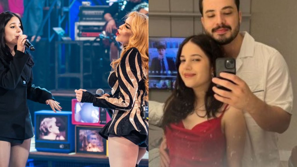 Joelma com a filha, Yasmin e ela com o namorado, Neto - Reprodução/Instagram