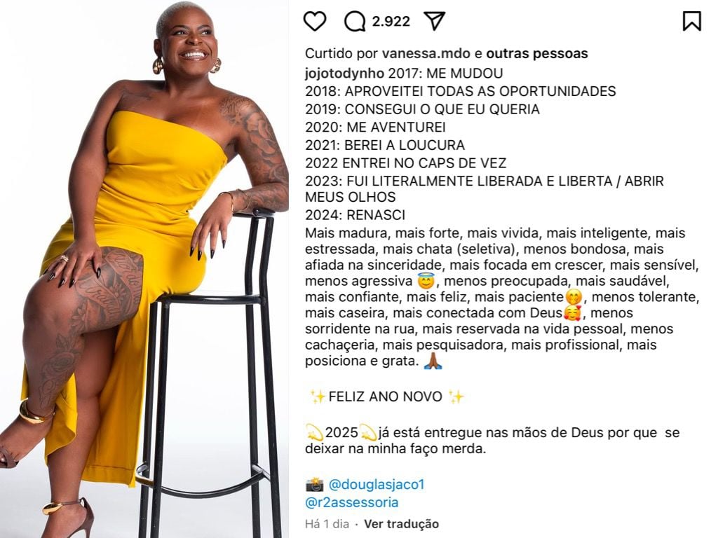 Jojo Todynho (Reprodução/Instagram)