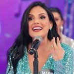 Marcia Dantas no "Programa Silvio Santos" - Reprodução/Instagram