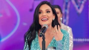 Marcia Dantas no "Programa Silvio Santos" - Reprodução/Instagram