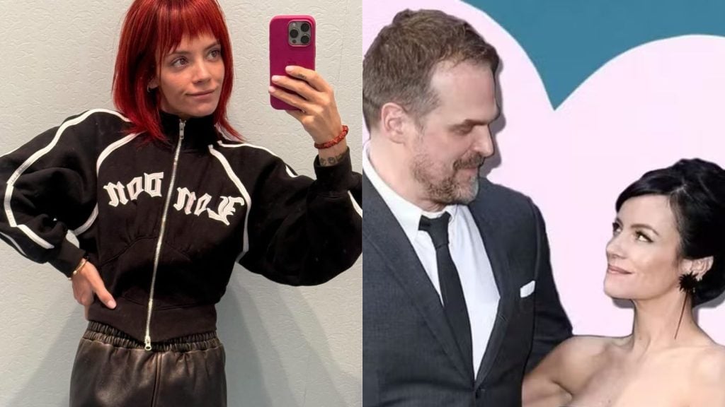 Lily Allen e David Harbour - Reprodução/Instagram