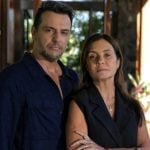 Molina (Rodrigo Lombardi) e Mércia (Adriana Esteves) em "Mania de Você" - Divulgação/TV Globo