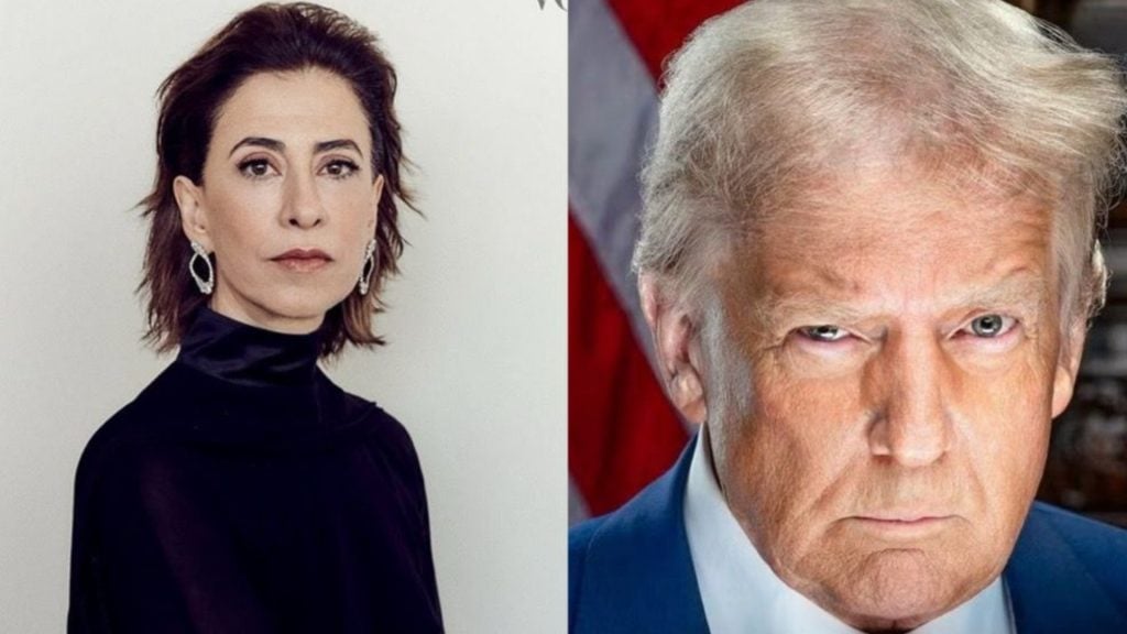 Fernanda Torres, Donald Trump (Reprodução/Vogue/Divulgação)