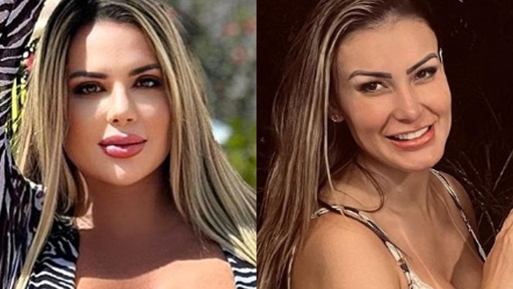 Andressa Urach e Denise Rocha se reencontram na cama - Reprodução/Instagram