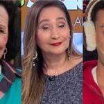 Dona Déa, Sonia Abrão e Carlinhos Maia