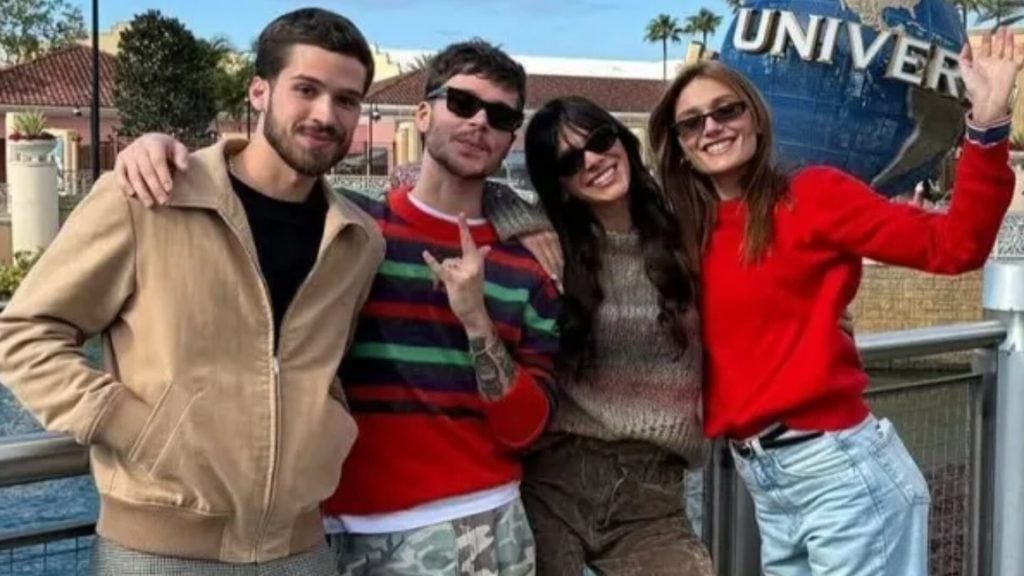 João Guilherme, João Lucas, Bruna Marquezine e Sasha Meneghel