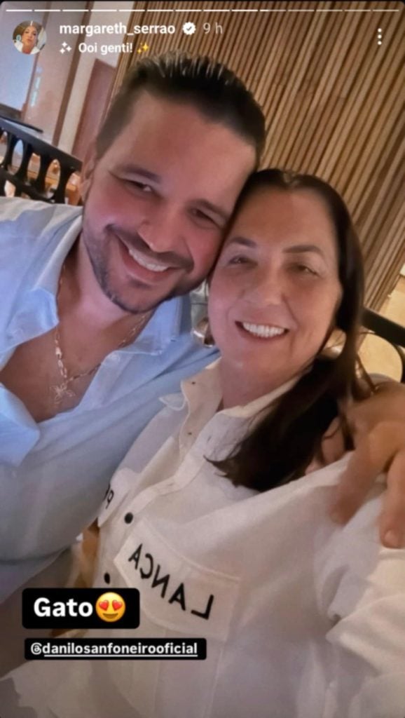 Margareth Serrão, mãe da influenciadora Virginia Fonseca, posta foto com sanfoneiro Danilo Nascimento e assume namoro