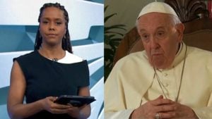 Maju Coutinho entra com plantão na Globo para falar sobre estado de saúde do Papa Francisco