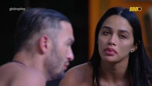 Diego Hypolito e Eva no 'BBB 25'