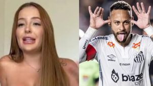 Any Awuada e Neymar - Reprodução/ SBT/ Instagram